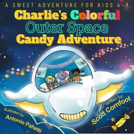 Charlie's Colorful Outer Space Candy Adventure — cover