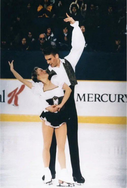 Scott Cornfoot and Cecily Restivo, senior pairs, Nationals 1996