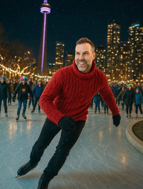 Skating at Harbourfront